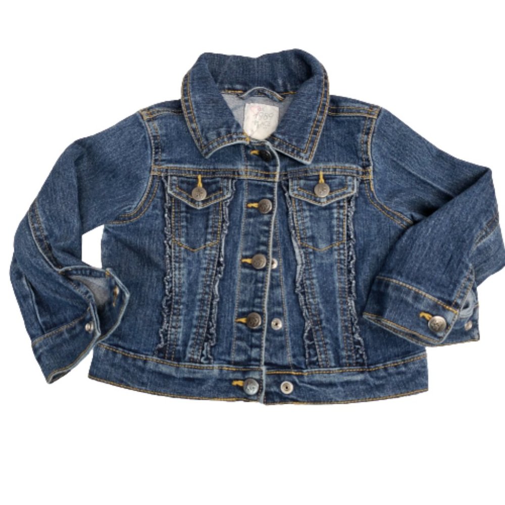 Children’s Place Denim Ruffle Jean Jacket 2T